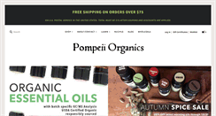 Desktop Screenshot of pompeiiorganics.com