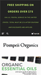 Mobile Screenshot of pompeiiorganics.com